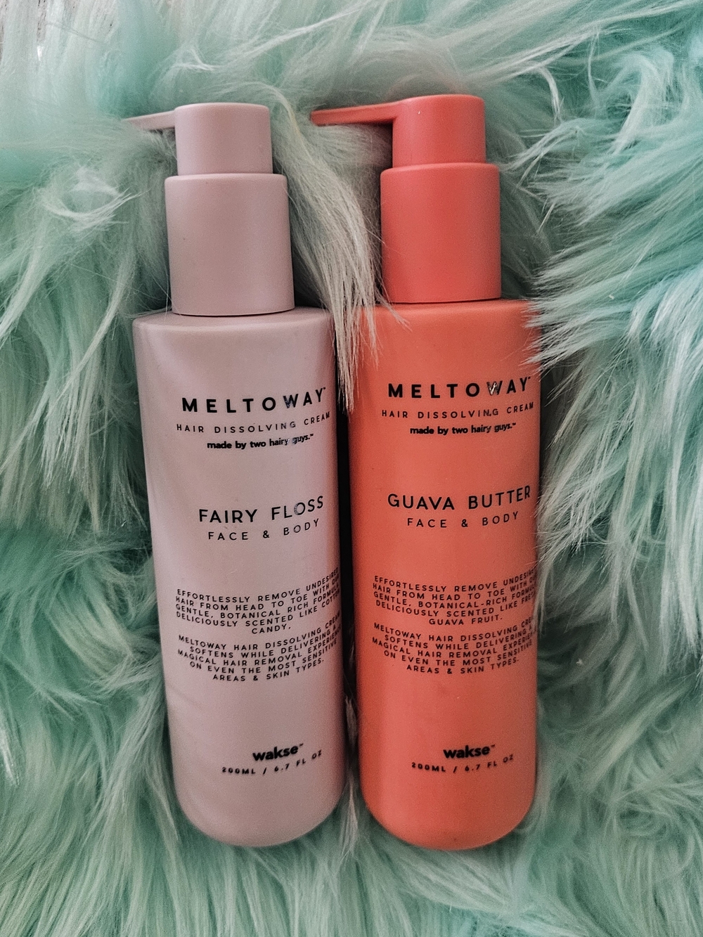 Fairy Floss & Guava Butter Hair Dissolving Cream Duo (Pink & Coral)
